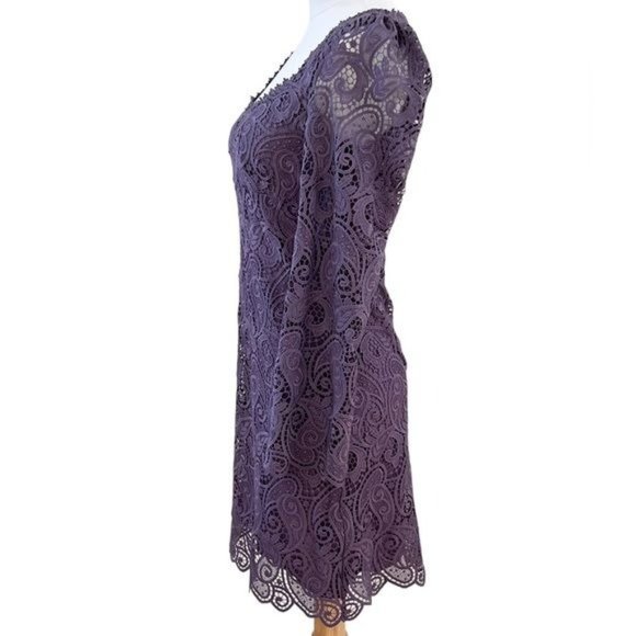 Anthropologie Maeve Embroidered Lace Mini Dress Size 2 NWOT - Picture 10 of 15